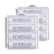 Sanyo eneloop Akku Mignon/AA HR-3UTGA Min. 1900mAh Typ 2000mAh 8er BonusPack 8 Akkus + 2 Akkuboxen