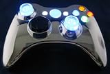 Chrome Blue SE Xbox 360 5 Mode Rapid Fire Adjustable Modded Wireless Lighted Controller Remote