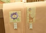 Lollipop Lane Jelly Bean Jungle Embroidered Fleece Pram Blanket