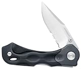LEATHERMAN Knife h501 Straight/Serrated Edge Black Nylon Sheath, Box Model # 830520