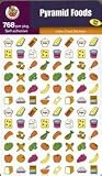 FRANK SCHAFFER PUBLICATIONS PYRAMID FOODS CHART STICKERS