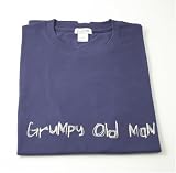 Grumpy Old Man T-Shirt Xlarge Blue