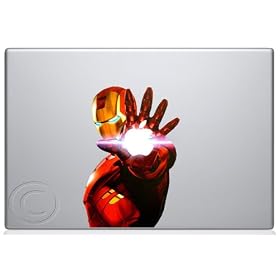Iron Man 2 Macbook Decal Mac Apple skin sticker