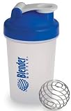 Sundesa Blender Bottle, with Blender Ball, Blue, 20 oz Bottle
