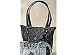 Studio Imports Large Black Quilted Tote BLACK