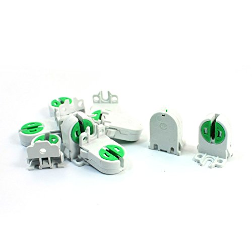 10Pcs Dual Terminals T5 T4 Fluorescent Tube Bulb Lamp Holder Socket