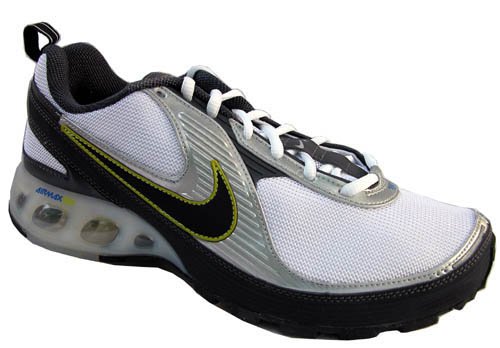 Nike Air Max 180 White Black Mens Running Shoes 8 iPod