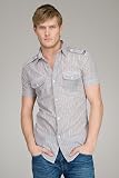 Diesel Smanya Grey Stripe Shirt
