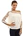 PattyBoutik Women's Lace One Shoulder Kimono Sleeve Top