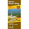 Wanderkarte Harzer-Hexen-Stieg: Mit Ausflugszielen, Einkehr- & Freizeittipps, reissfest, wetterfest, abwischbar, GPS-genau, Leporello-Falzung, 1 : ... GPS-genau. Reissfest, wetterfest, abwischbar