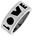 5/16 (8 mm) Sterling Silver Hand Made LOVE Ring