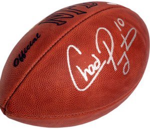 Chad Pennington signed Official NFL Tagliabue Football- Steiner Hologram