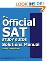 Official Sat Study Guide Solutions Manual: 2007-2008 Edition