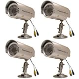 CIB CUC8795-4 Four 600TVL Outdoor CCD Bullet Infrared Day Night Security Camera w/ Sony Sensor