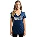 Majestic Seattle Seahawks Blue Women's Pride Playing V-Neck T-Shirt
