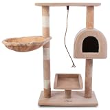 Kratzbaum halbhoch -Farbwahl- Katzenkratzbaum Katzenbaum Sisal Kletterbaum Katzenvon "Leopet�"