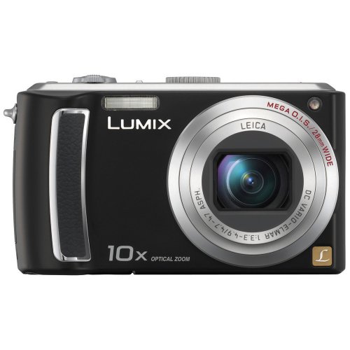 Panasonic Lumix DMC-TZ5K 9MP Digital Camera with 10x Wide Angle MEGA Optical Image Stabilized Zoom (Black)