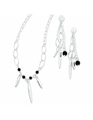 Sterling Silver Necklace and Earring Set