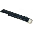 Genuine Crocodile Watchband 20mm Stitched Leather Band