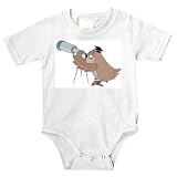 Onesie with telescope, owl, astronomer, astronomy