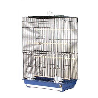 Prevue Hendryx Flight Cage, Blue and Black