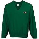 NFL Cutter & Buck Green Bay Packers Mens Astute Pullover Windshirt - Green (Large)