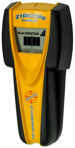 Zircon 60369 Studsensor I65 Onestep Center Finding Stud Finder with 