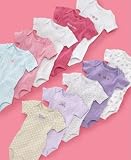 Carter's Baby Girl 5PK Wiggle-In Bodysuits