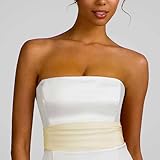 Isaac Mizrahi for Target Silk Faille Sash - Opal Cream