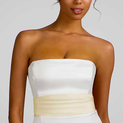 Click here to buy Isaac Mizrahi for Target® Silk Faille Sash - Opal Cream.