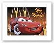 Lightning McQueen: Hot Roddin' by Walt Disney 8"x11" Art Print Poster Disney