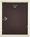 Craig Frames 7171610BK 8 by 12-Inch Photo Frame, Wood Grain Finish, 0.825-Inch Wide, Solid Black