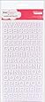 American Crafts Thickers Foam Letter Stickers, Fantastic White