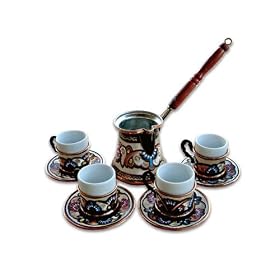 Turkish Coffee World TCW-0013AM Turkish Coffee Set for Four