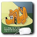 Rich Diesslins Funny General - Editorial Cartoons - Pluto Loses Cartoon Dog Status - Mouse Pads