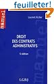 Droit des contrats administratifs
