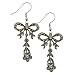 Bridal Crystal Fantasy Bow-Tie Earrings