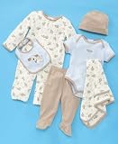 First Impressions Baby Boy 6 Piece Puppy Set