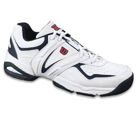 Wilson Pro Staff Valor Mens Tennis Shoe - White Navy Red by Wilson