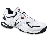 Wilson Pro Staff Valor Mens Tennis Shoe   White/Navy/Red