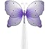 The Butterfly Grove Isabella Butterfly Curtain Tieback for Baby, Purple Wisteria, Small/5" x 4"