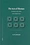 The Acts of Thomas: Introduction, Text, and Commentary (Supplements to Novum Testamentum)