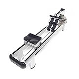 WaterRower M1 HiRise - Rehabilitation Exercise, Full Body Workout, Fitness, Gym, Practically Silent, Upright Storage, No External Power Needed, Cardiovascular Training, Dual Rail Design, USB Connectivity