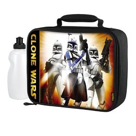Star Wars Clone Wars Storm Troopers Lunch Box Kit with Water Bottle by 