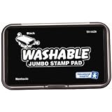 Educational Insights Jumbo Washable Stamp Pad Black