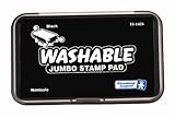 Educational Insights Jumbo Washable Stamp Pad Black (1426)