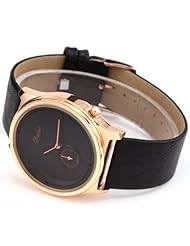Cheap Watches For Women Lady Women Analog Quartz Black Leather Band Wrist Watch