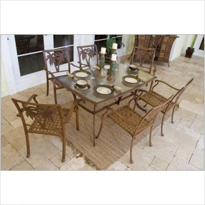 Coco Palm Patio 7 Piece Dining Group product image