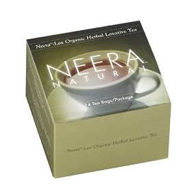 Neera Natural Neera Lax Organic Herbal Laxative Tea