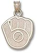 Milwaukee Brewers Glove 5/8" Charm/Pendant